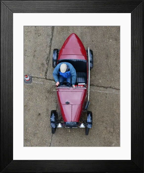 Framed Print : CJ7 6817 John Scott, Austin 7 Framed Print : CJ7 6817 John Scott, Austin 7