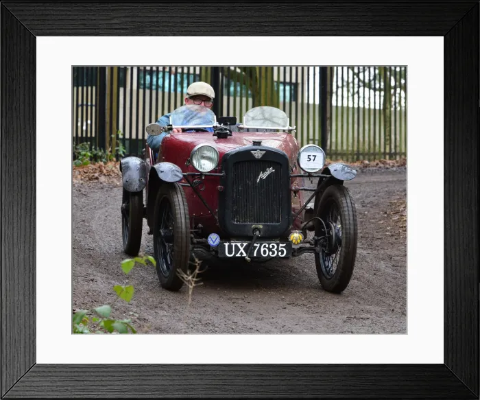 Framed Print : CJ7 6968 John Scott, Austin 7 Framed Print : CJ7 6968 John Scott, Austin 7