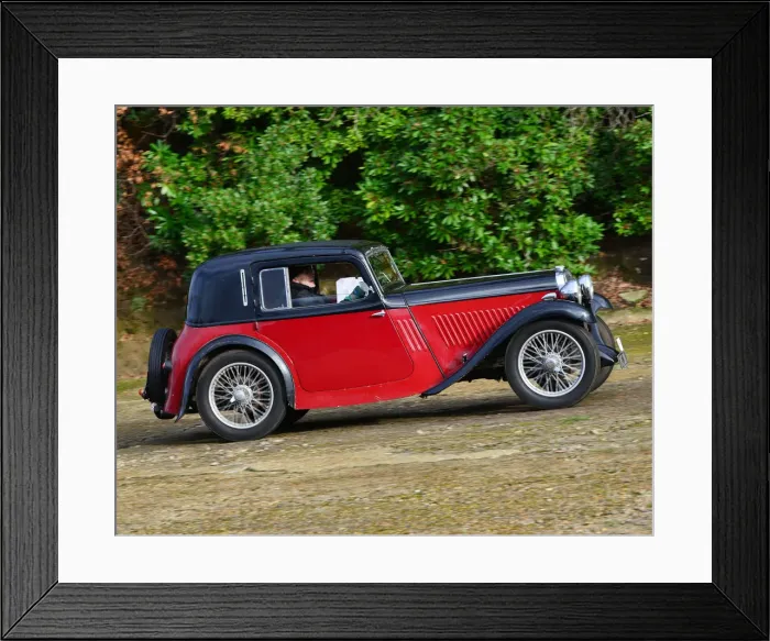 Framed Print : CJ7 7059 Neil Thorp, Singer 9 Sports Coupe Framed Print : CJ7 7059 Neil Thorp, Singer 9 Sports Coupe