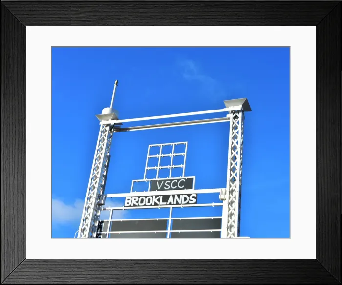 Framed Print : CM26 5545 Brooklands Scoreboard Framed Print : CM26 5545 Brooklands Scoreboard