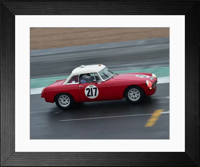 Framed Print : CM26 5733 Nick Trott, Ed Foster, MG B Framed Print : CM26 5733 Nick Trott, Ed Foster, MG B