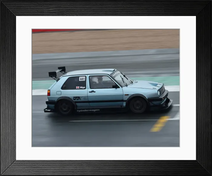 Framed Print : CM26 5764 Nigel Pinder, Golf Mk2 Framed Print : CM26 5764 Nigel Pinder, Golf Mk2