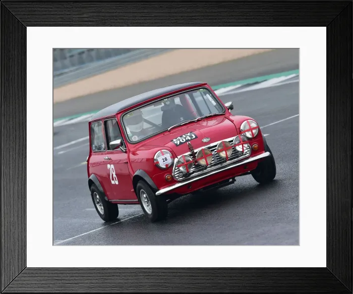 Framed Print : CM26 6296 Andy Newbound, Morris Mini