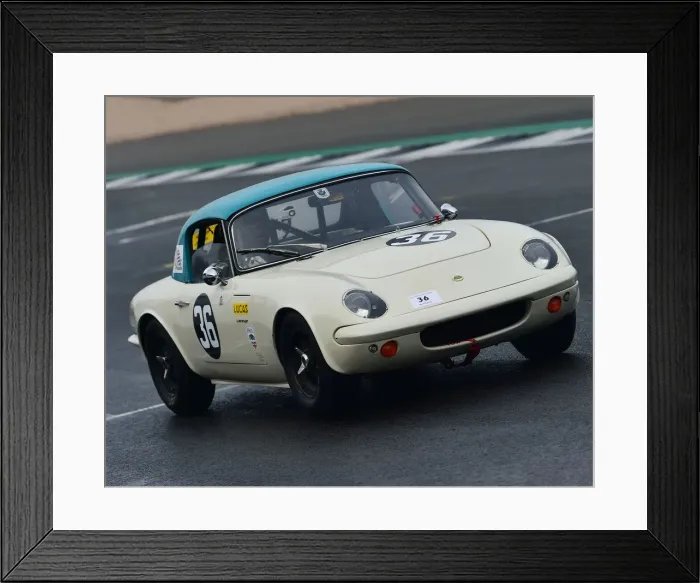 Framed Print : CM26 6301 Rory Jack, Lotus Elan