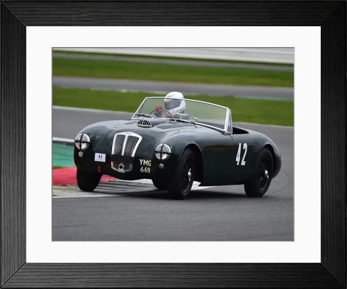 Framed Print : CM26 6794 Theodore Hunt, Frazer Nash Targa Florio