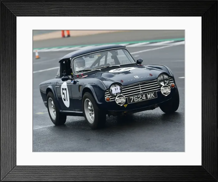Framed Print : CM26 6315 Alex Hurst, Triumph TR4 Framed Print : CM26 6315 Alex Hurst, Triumph TR4