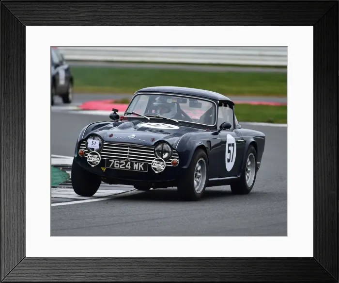 Framed Print : CM26 6809 Alex Hurst, Triumph TR4 Framed Print : CM26 6809 Alex Hurst, Triumph TR4