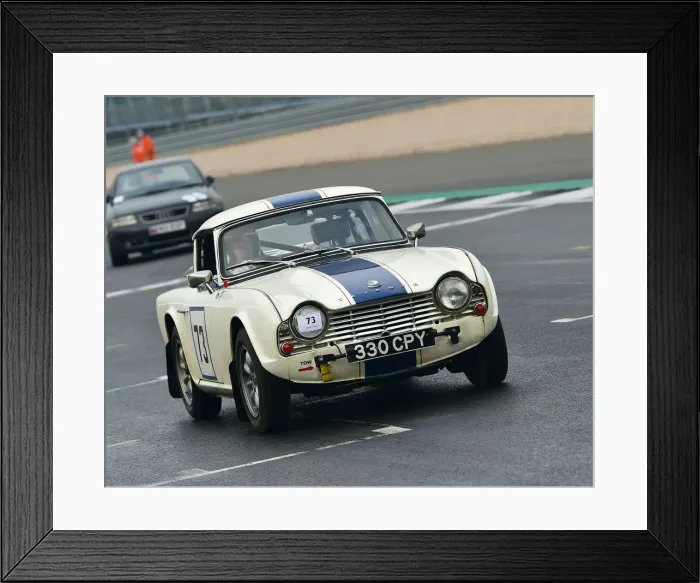 Framed Print : CM26 6328 Ben Cussons, Triumph TR4 Sports Framed Print : CM26 6328 Ben Cussons, Triumph TR4 Sports