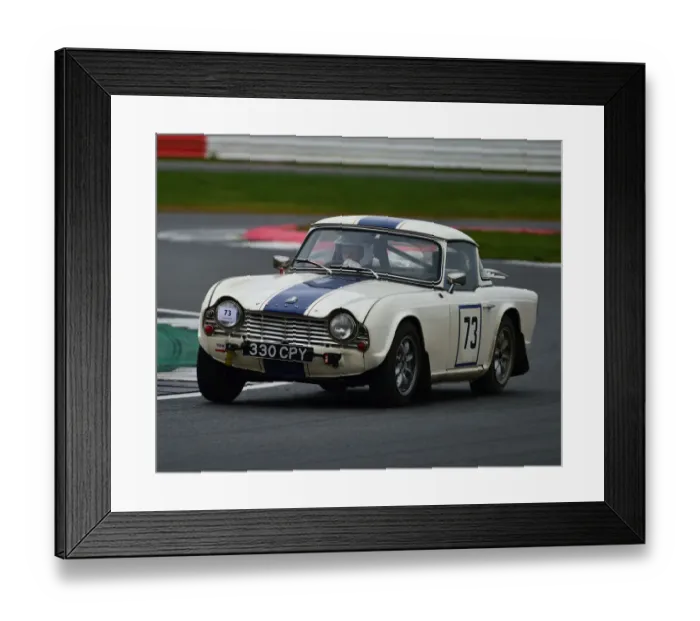 Framed Print : CM26 6812 Ben Cussons, Triumph TR4 Sports Framed Print : CM26 6812 Ben Cussons, Triumph TR4 Sports