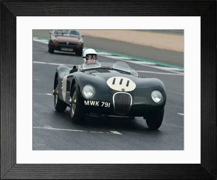 Framed Print : CM26 6331 David Brazell, Jaguar C-Type Framed Print : CM26 6331 David Brazell, Jaguar C-Type