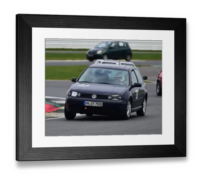 Framed Print : CM26 6775 Miss Tizianna Mutscher, Volkswagen Golf Framed Print : CM26 6775 Miss Tizianna Mutscher, Volkswagen Golf