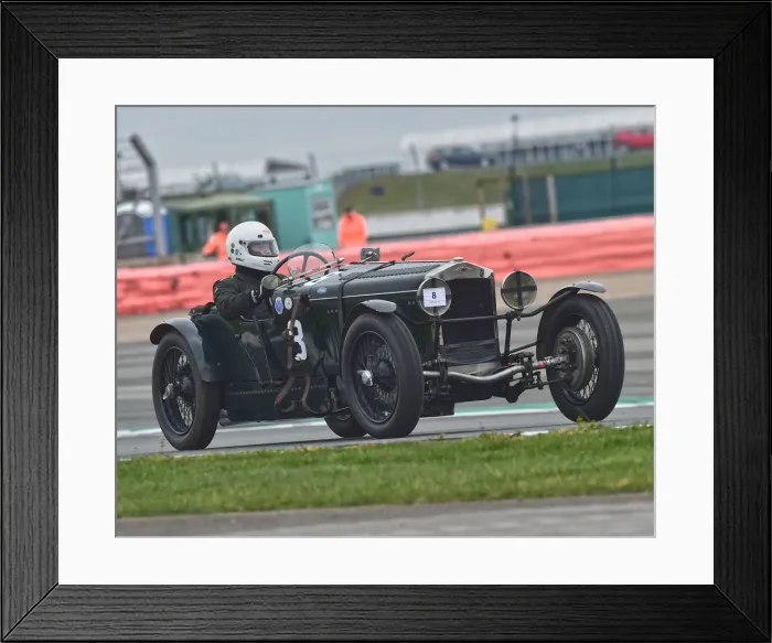 Framed Print : CM26 6603 Simon Blakeney-Edwards, Frazer Nash Super Sports