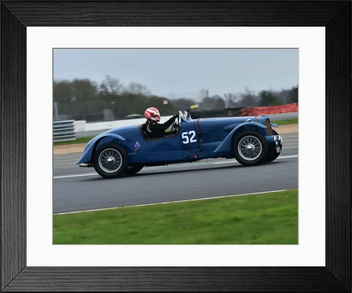 Framed Print : CM26 6634 Malcolm Underwood, Delahaye 135