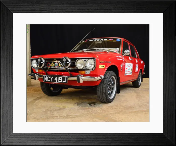 Framed Print : CJ7 7230 Datsun 510 Framed Print : CJ7 7230 Datsun 510
