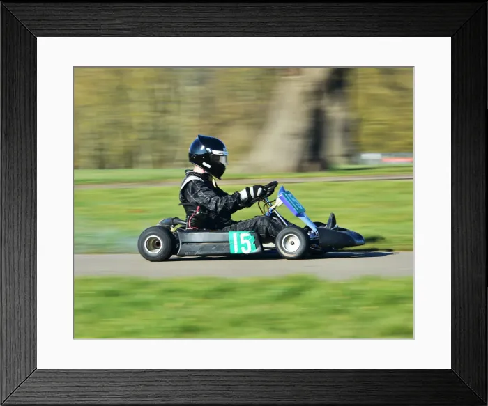 Framed Print : CM26 7761. British Historic Kart Club, BHKC, Race Retro