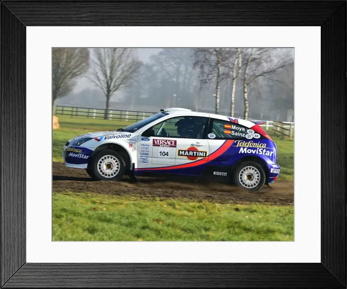 Framed Print : CM26 7254 David Wright, Ford Focus WRC 01 Framed Print : CM26 7254 David Wright, Ford Focus WRC 01