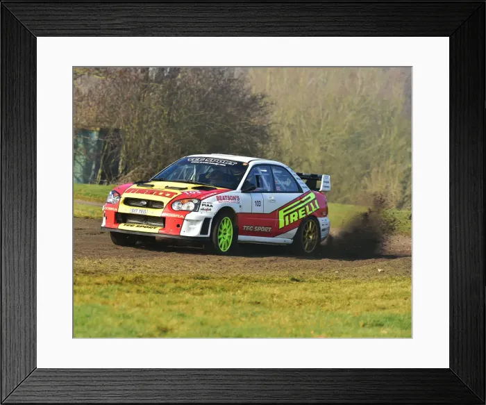 Framed Print : CM26 7262 Aaron Newby, Subaru Impreza Framed Print : CM26 7262 Aaron Newby, Subaru Impreza