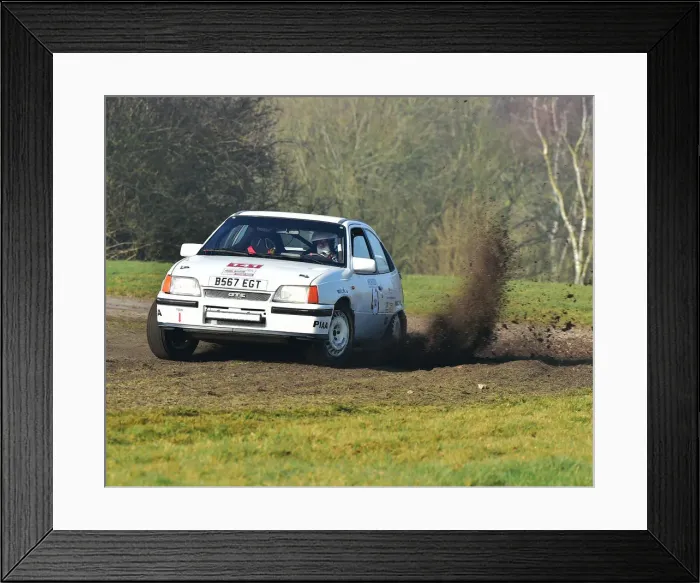 Framed Print : CM26 7279 John Anderson, Opel Kadett GTE Framed Print : CM26 7279 John Anderson, Opel Kadett GTE
