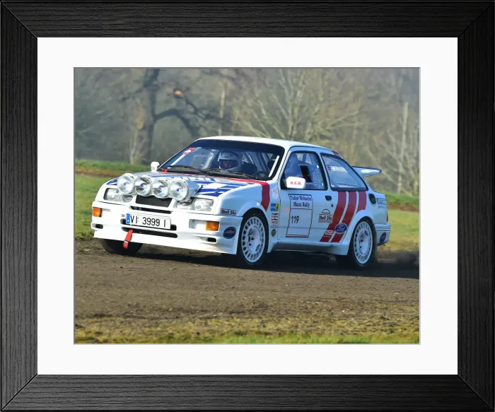 Framed Print : CM26 7294 Mike Anderson, Ford Sierra Cosworth Framed Print : CM26 7294 Mike Anderson, Ford Sierra Cosworth
