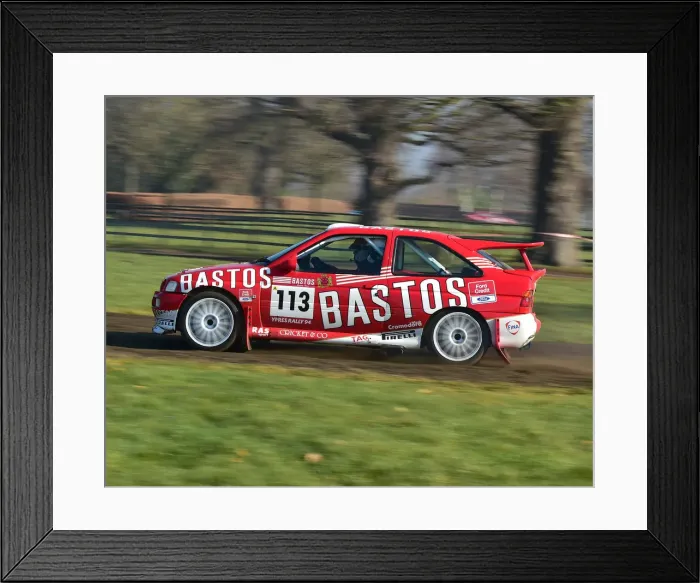 Framed Print : CM26 7398 John Peck, Ford Escort Cosworth Framed Print : CM26 7398 John Peck, Ford Escort Cosworth