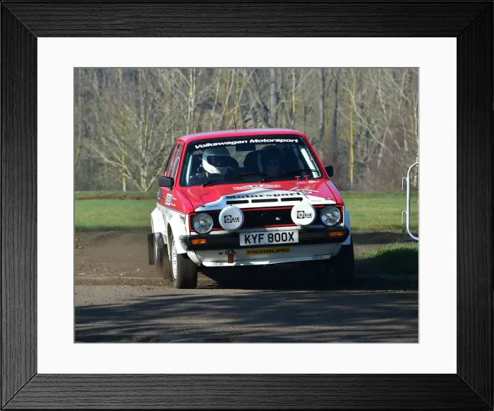 Framed Print : CM26 7463 Derek Wilkins, VW Golf GTi Mk1 Framed Print : CM26 7463 Derek Wilkins, VW Golf GTi Mk1