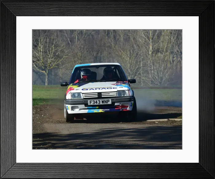Framed Print : CM26 7486 Christian Prynne, Peugeot 205 Gti Framed Print : CM26 7486 Christian Prynne, Peugeot 205 Gti