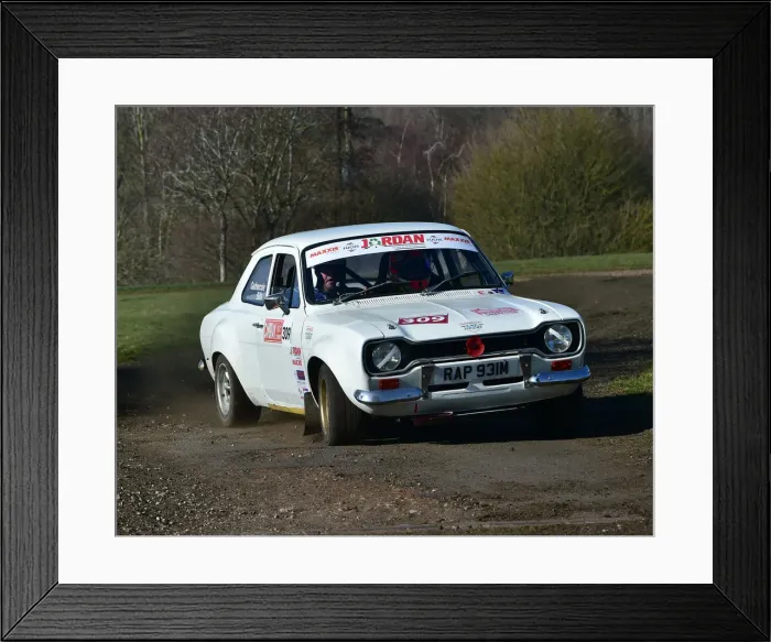 Framed Print : CM26 7691 David Gathercole, Ford Escort Mk1 Framed Print : CM26 7691 David Gathercole, Ford Escort Mk1
