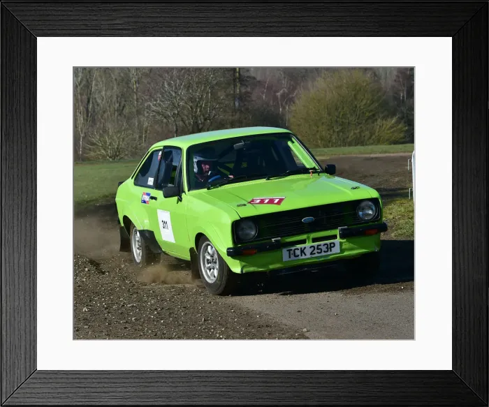 Framed Print : CM26 7695 Darren Howard, Ford Escort Mk 2 Framed Print : CM26 7695 Darren Howard, Ford Escort Mk 2