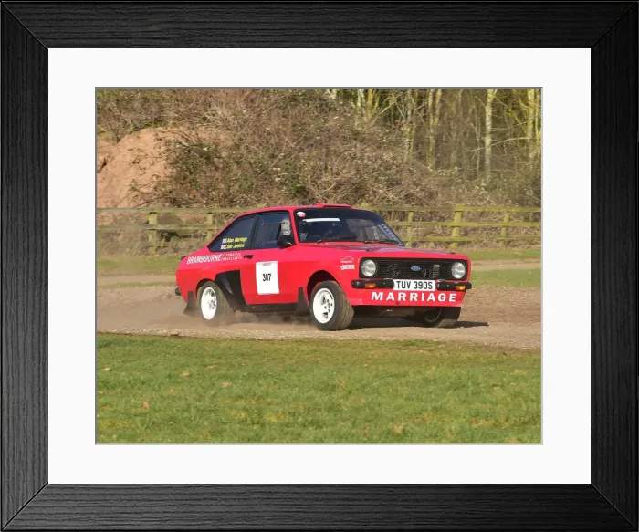 Framed Print : CM26 7846 Alan Marriage, Ford Escort Mk 2 Framed Print : CM26 7846 Alan Marriage, Ford Escort Mk 2