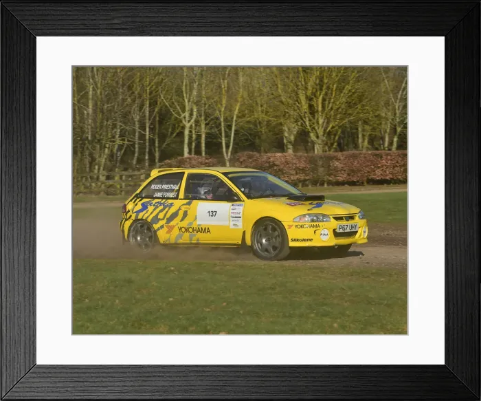 Framed Print : CM26 7850 Roger Priestnall, Proton Satria