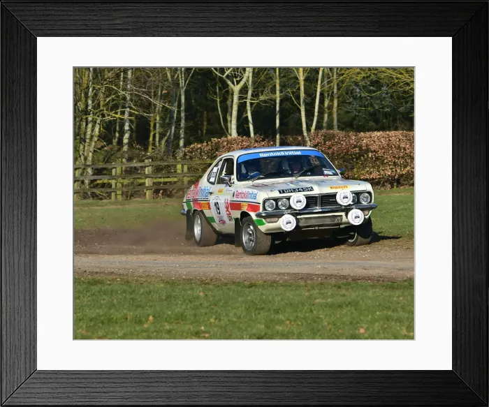 Framed Print : CM26 7923 Mick Strafford, Chevrolet Firenza Can Am