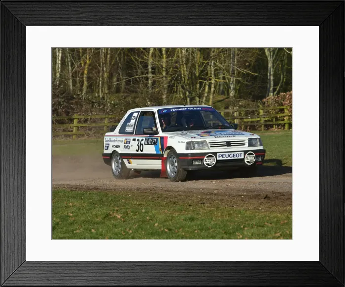 Framed Print : CM26 7939 Graham Sturrock, Peugeot 309 GTi Framed Print : CM26 7939 Graham Sturrock, Peugeot 309 GTi