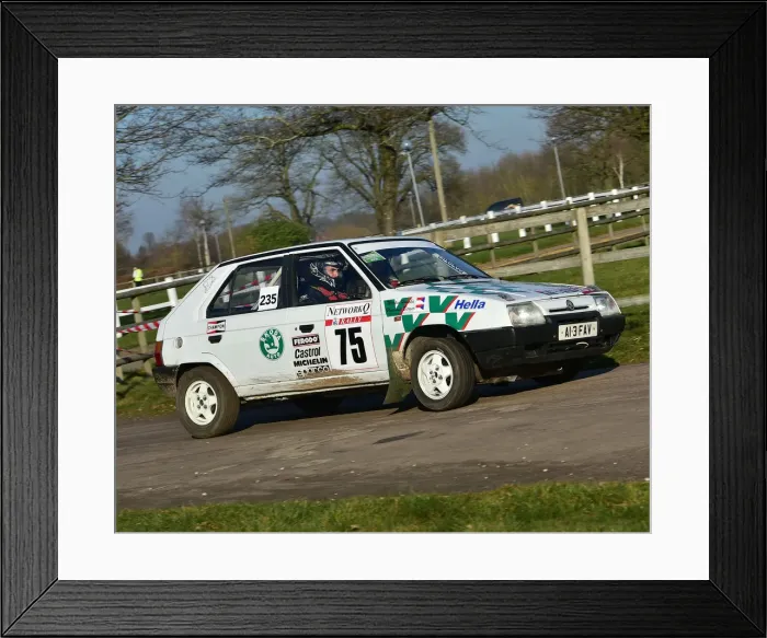 Framed Print : CM26 7982 Simon Daley, Skoda Favorit Framed Print : CM26 7982 Simon Daley, Skoda Favorit