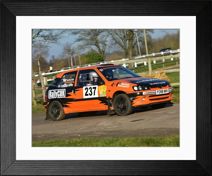 Framed Print : CM26 8007 John Petrie, Peugeot 106 Gti Framed Print : CM26 8007 John Petrie, Peugeot 106 Gti