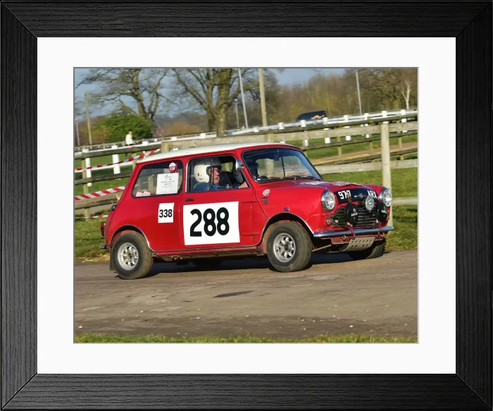 Framed Print : CM26 8010 Rauno Aaltonen, Mini Cooper S Framed Print : CM26 8010 Rauno Aaltonen, Mini Cooper S