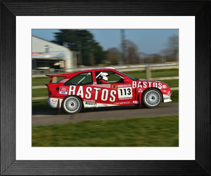 Framed Print : CM26 8071 John Peck, Ford Escort Cosworth Framed Print : CM26 8071 John Peck, Ford Escort Cosworth