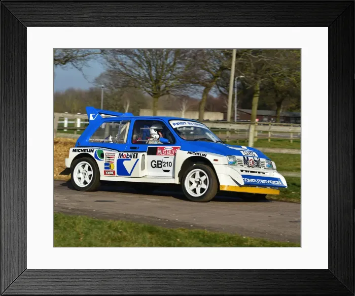 Framed Print : CM26 7968 Dave Higgs, MG Metro 6R4 Framed Print : CM26 7968 Dave Higgs, MG Metro 6R4