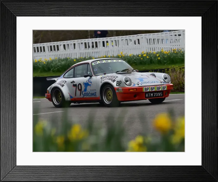 Framed Print : CM26 8786 Porsche 911 Carrera RS Tabbert Caravan