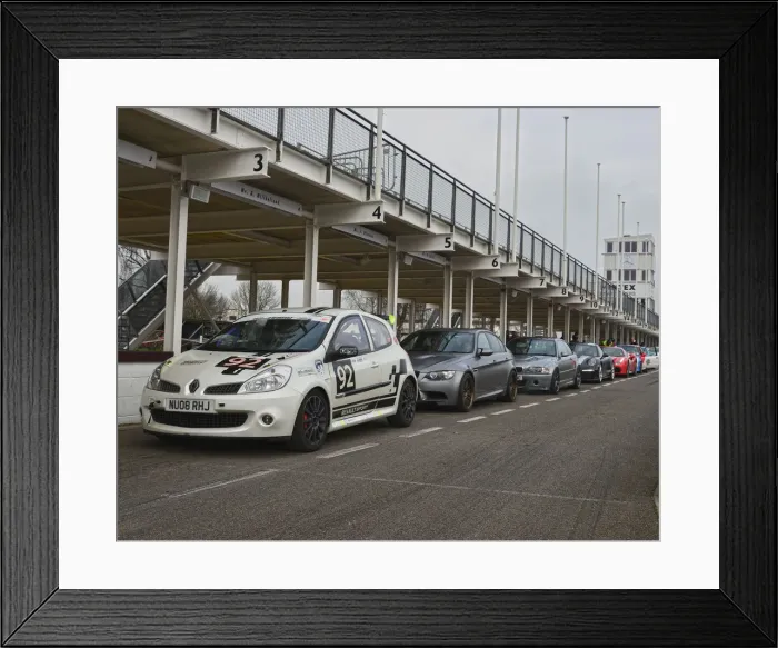 Framed Print : CJ7 7342 Justin Beadle, Renault Clio Race Car Framed Print : CJ7 7342 Justin Beadle, Renault Clio Race Car