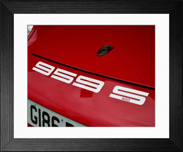 Framed Print : CM26 8698 Charles-Henri Samani, Porsche 959 S Framed Print : CM26 8698 Charles-Henri Samani, Porsche 959 S