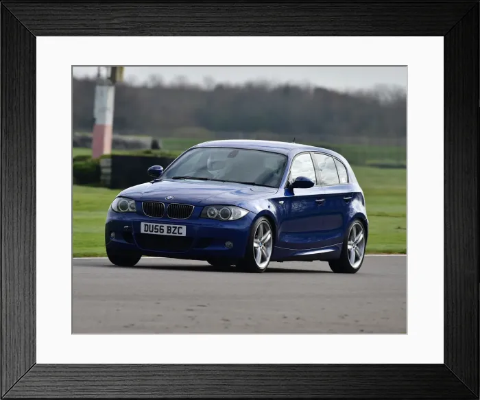 Framed Print : CM26 8400 Martin Spain, BMW 130i Framed Print : CM26 8400 Martin Spain, BMW 130i
