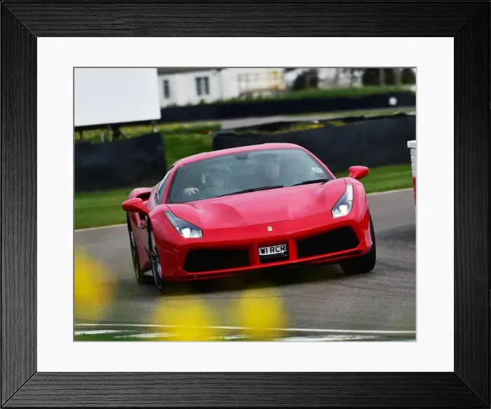 Framed Print : CM26 8660 Richard Russell, Ferrari 488 Framed Print : CM26 8660 Richard Russell, Ferrari 488