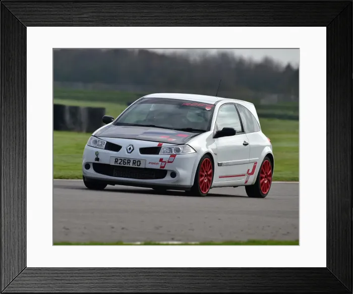 Framed Print : CM26 8394 Mike Anderson, Renault Megane R26R Framed Print : CM26 8394 Mike Anderson, Renault Megane R26R
