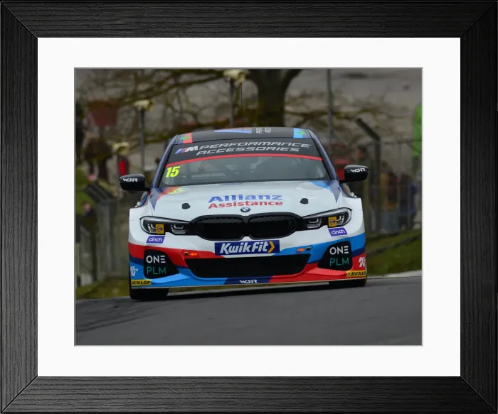 Framed Print : CJ7 7583 Tom Oliphant, BMW 330i M Sport Framed Print : CJ7 7583 Tom Oliphant, BMW 330i M Sport