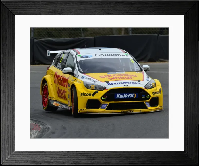 Framed Print : CJ7 7538 Tom Chilton, Ford Focus RS Framed Print : CJ7 7538 Tom Chilton, Ford Focus RS