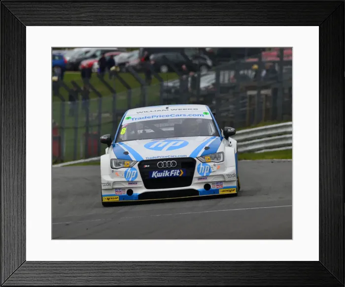 Framed Print : CJ7 7451 Mark Blundell, Audi S3
