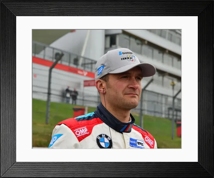Framed Print : CJ7 7419 Colin Turkington, 2018 BTCC Champion Framed Print : CJ7 7419 Colin Turkington, 2018 BTCC Champion