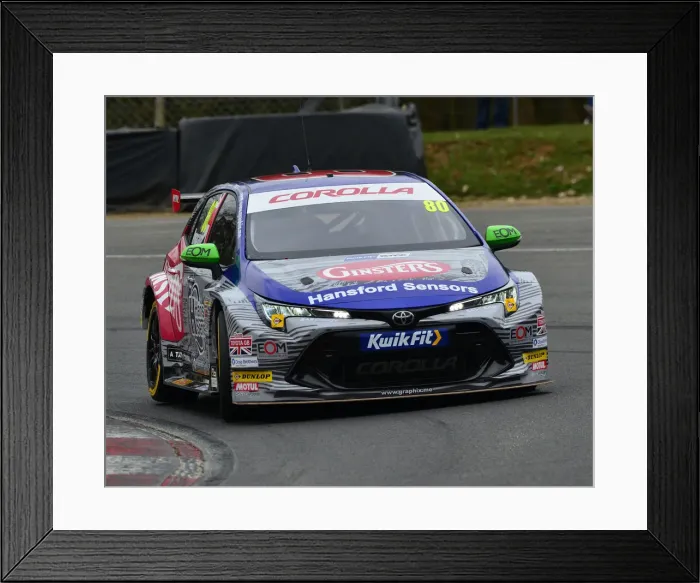 Framed Print : CJ7 7554 Tom Ingram, Toyota Corolla Framed Print : CJ7 7554 Tom Ingram, Toyota Corolla
