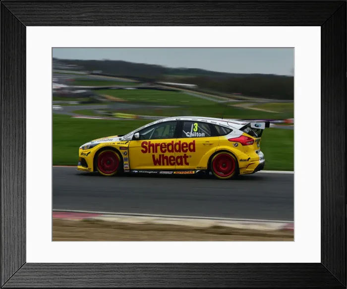 Framed Print : CM26 9368 Tom Chilton, Ford Focus RS Framed Print : CM26 9368 Tom Chilton, Ford Focus RS