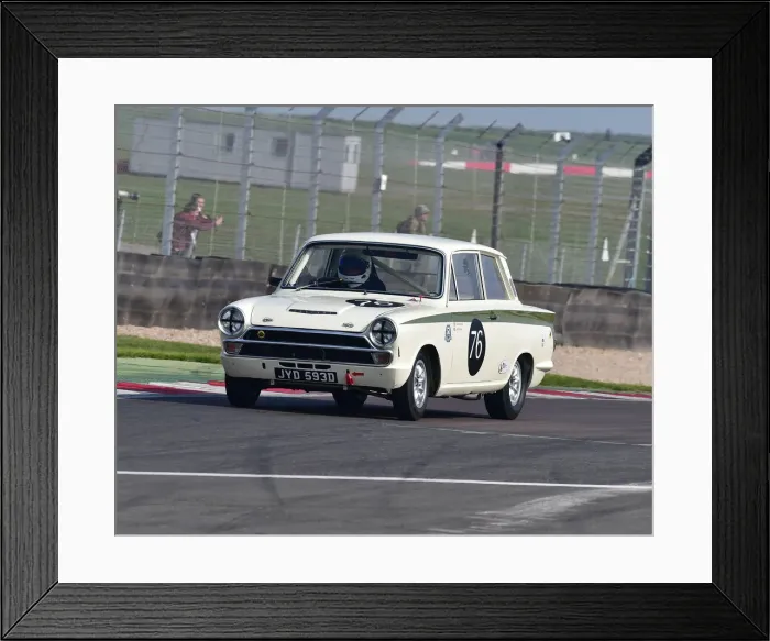Framed Print : CM26 9950 John McGurk, Ford Lotus Cortina Mk1 Framed Print : CM26 9950 John McGurk, Ford Lotus Cortina Mk1
